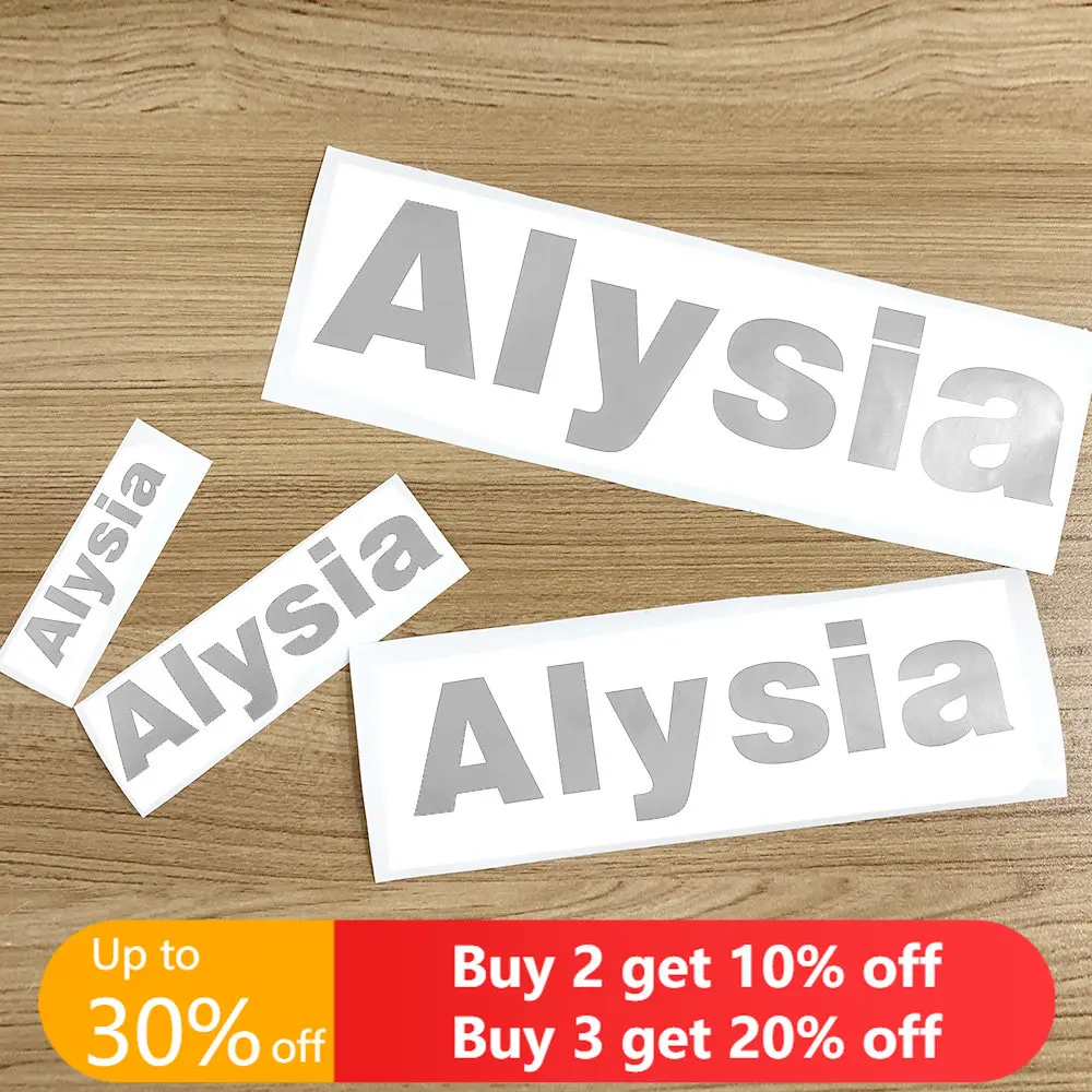 

1Pcs Silver Color Vinyl Custom Name Cuting Stickers PVC Name Label Waterproof Tags For Water Bottle Lanch Box Personal Craft