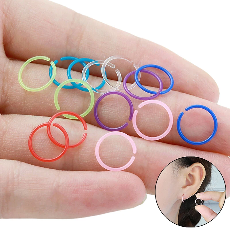 30 шт./кор. женские винтажные круглые серьги-кольца из смолы красочные