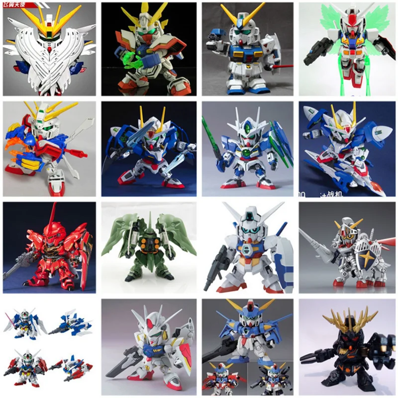 

Сборная модель Gundam игрушки фигурки аниме периферийный BB Warrior SD Q Версия Мобильный костюм модель пазл FZG подарки для детей