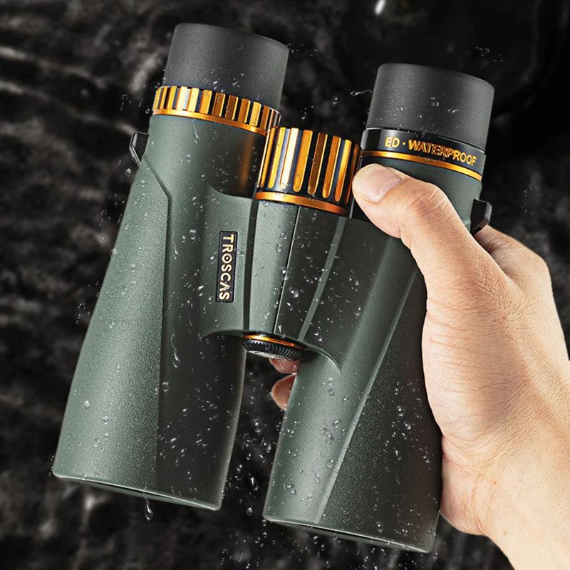 

Troscas-Professional Binoculars, Bak4 HD, Powerful Night Vision, Long Range, Waterproof, Portable Outdoor Hunting, 12x56ED