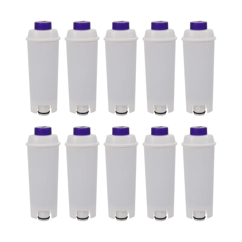 

10PCS Coffee Machine Filter for DLSC002 with Activated Carbon Water Filter for Delonghi ECAM, Esam, ETAM