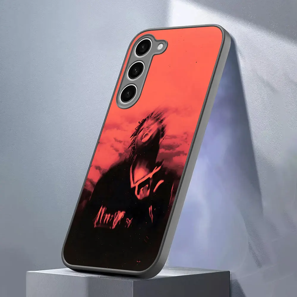 Фото Противоударный чехол для телефона Samsung Galaxy S25 Edge S24 S23 S21 S22 Ultra S20 FE S10 Lite S8 Plus с изображением рэпера J-Juice W-wrld №3