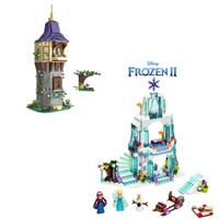 new 469pcs disney princess castle rapunzels tower tangled friends building blocks bricks childrens birthday toy gift kid girls
