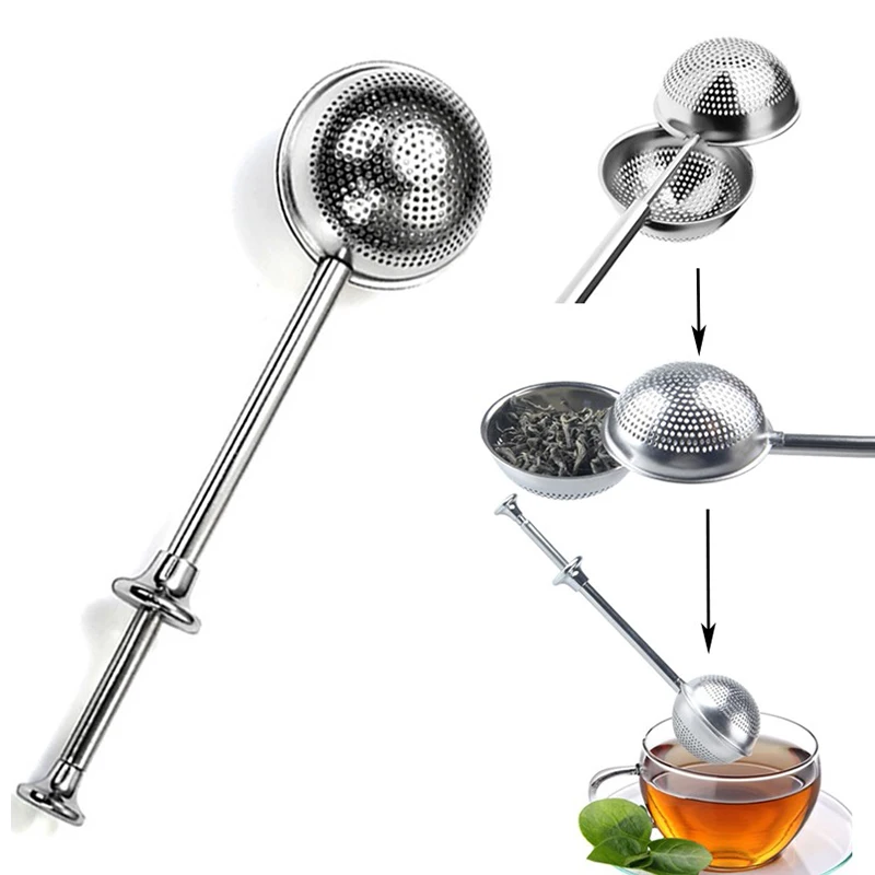 

Mesh Tea Strainer Stainless Steel Tea Infuser Reusable Metal Tea Bag Filter Loose Leaf Green Tea Strainer For Mug Teapot Teaware