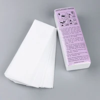 100pcs women men hair removal wax paper nonwoven high quality body leg arm hair removal epilator wax strip paper roll
