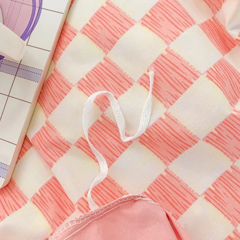 Пододеяльник в клетку для мужчин и женщин постельное белье шахматную