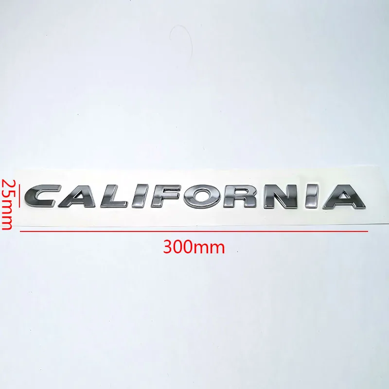 

Задние надписи Калифорния XXL 2020, эмблема багажника California Ocean 2019, автомобиль