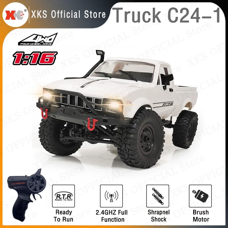 

Full Crawler Buggy Gifts 1/16 Climbing On-road Car Electric For Toy Light Truck Rock Scale Kids