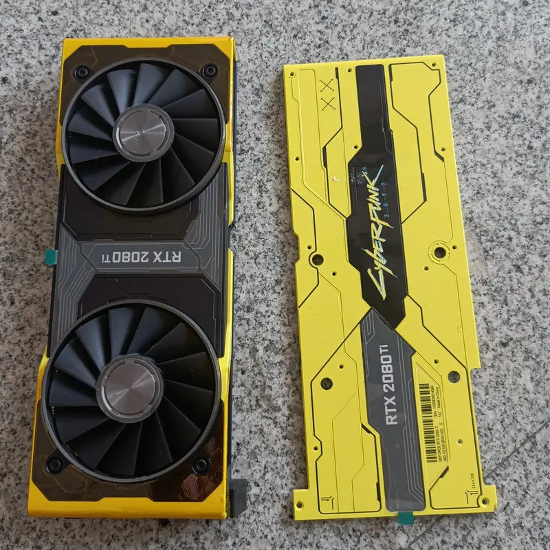 

Охладитель для видеокарты Cyberpunk RTX2080ti с задней панелью