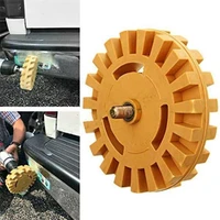 4 inch rubber grinding wheel quick de glue abrasive disc rotating tool removal car stickers and tape polishing wheel