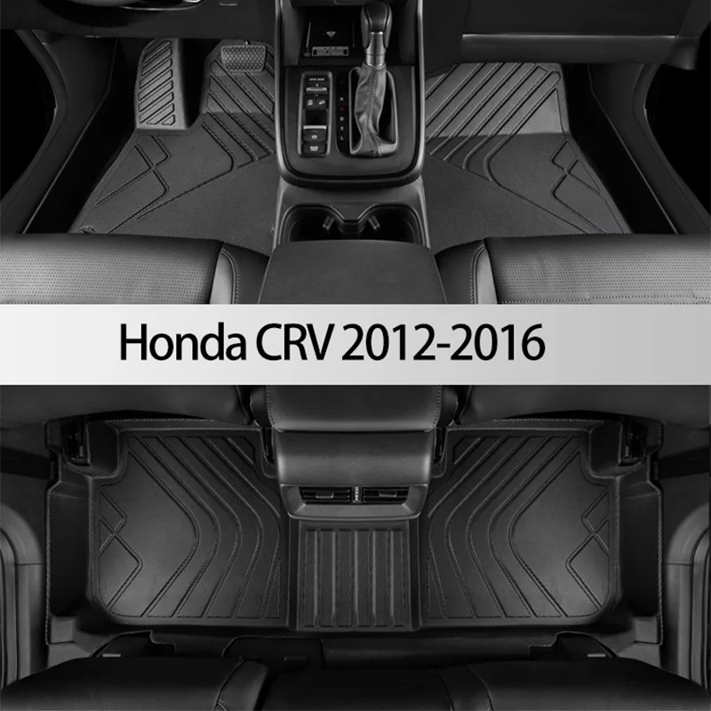 

Custom TPE Car Floor Mats For Honda CRV 2012 2013 2014 2015 2016 Waterproof Auto Accessories Interior Carpet