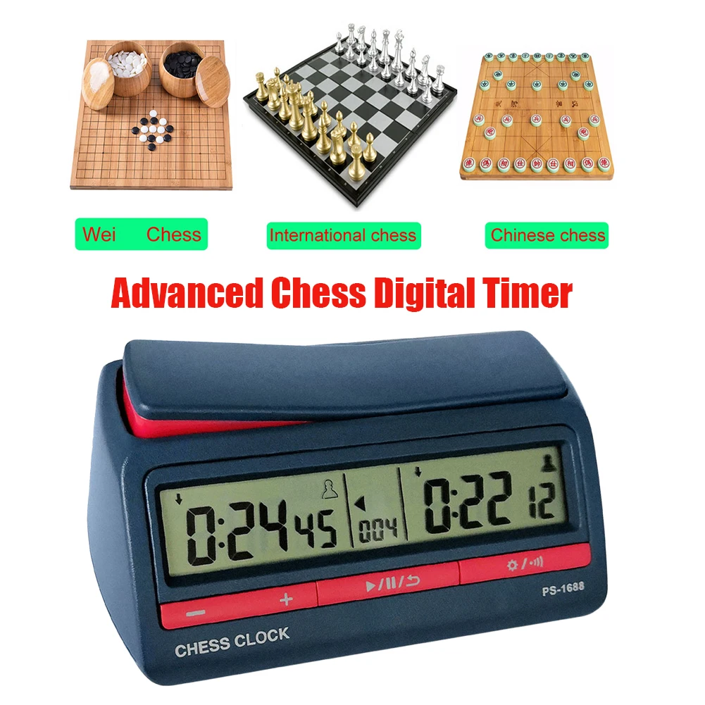 

Advanced Chess Digital Timer Chess Clock Professional Countdown Timer Electronic Chess Clock For Board Game Competition Shipping