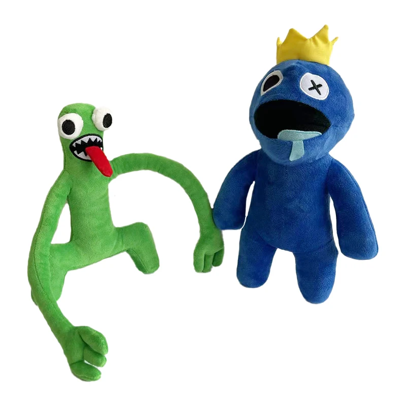 

Новинка 2022, плюшевая аниме милая кавайная плюшевая кукла для дома, радуга, друг, роблокс, синий, зеленый, праздник, лучший подарок на день рож...