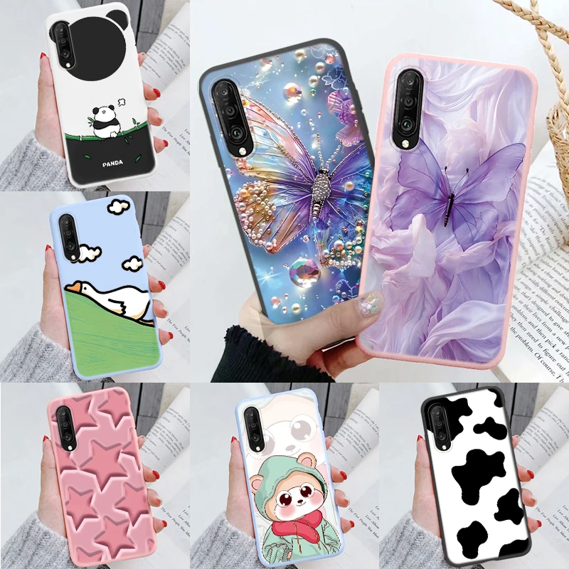 For Honor 9C Y7P Huawei Y6S Y9 Y6 Y7 Prime 8A 9 Plus Mate 20 Lite P30 Pro P40 E Glitter Butterfly TPU Popular Phone Case