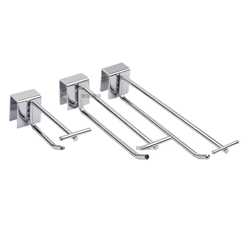 

L100/150/200/250/300/350MM Length Wire Dia.5.8mm Supermarket Shelf Rack Hook Exhibition display Hook fit for Square TUBE