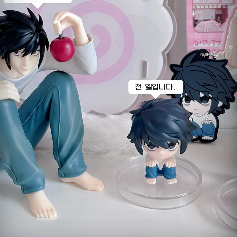 Фото В наличии: Фигурки Bushiroad / Bandai Gashapon Death Note Sitting Squad / Nemurase-Tai: Лайт Ягами и Л №3