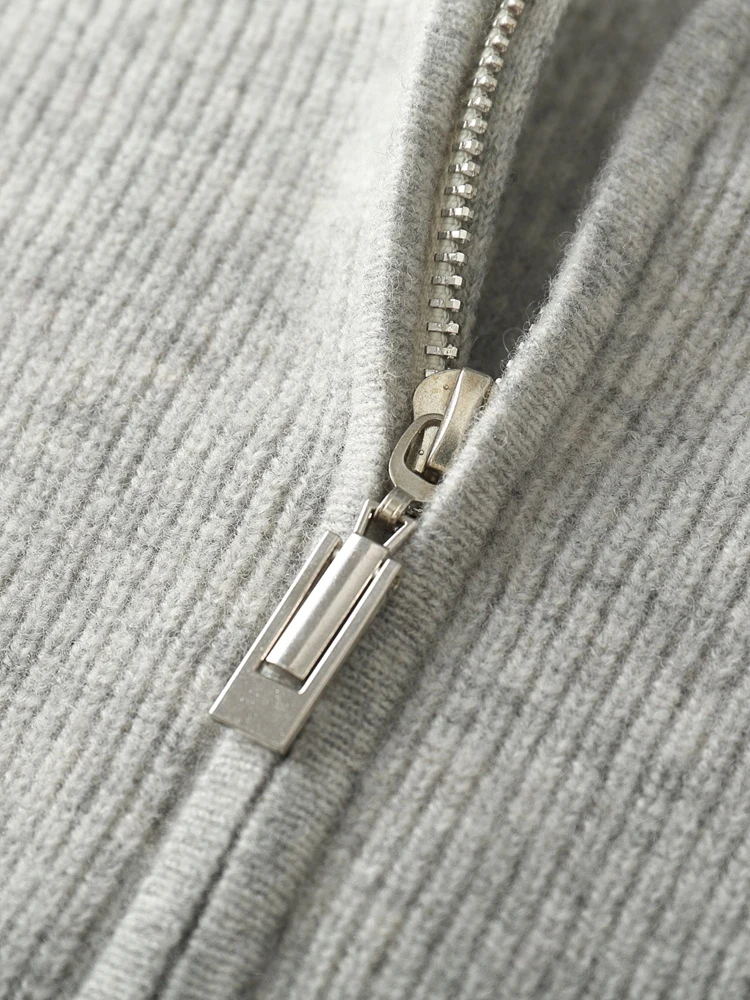 ANGEL мужской свитер с капюшоном из 100% мериносовой шерсти кардиган на молнии пальто