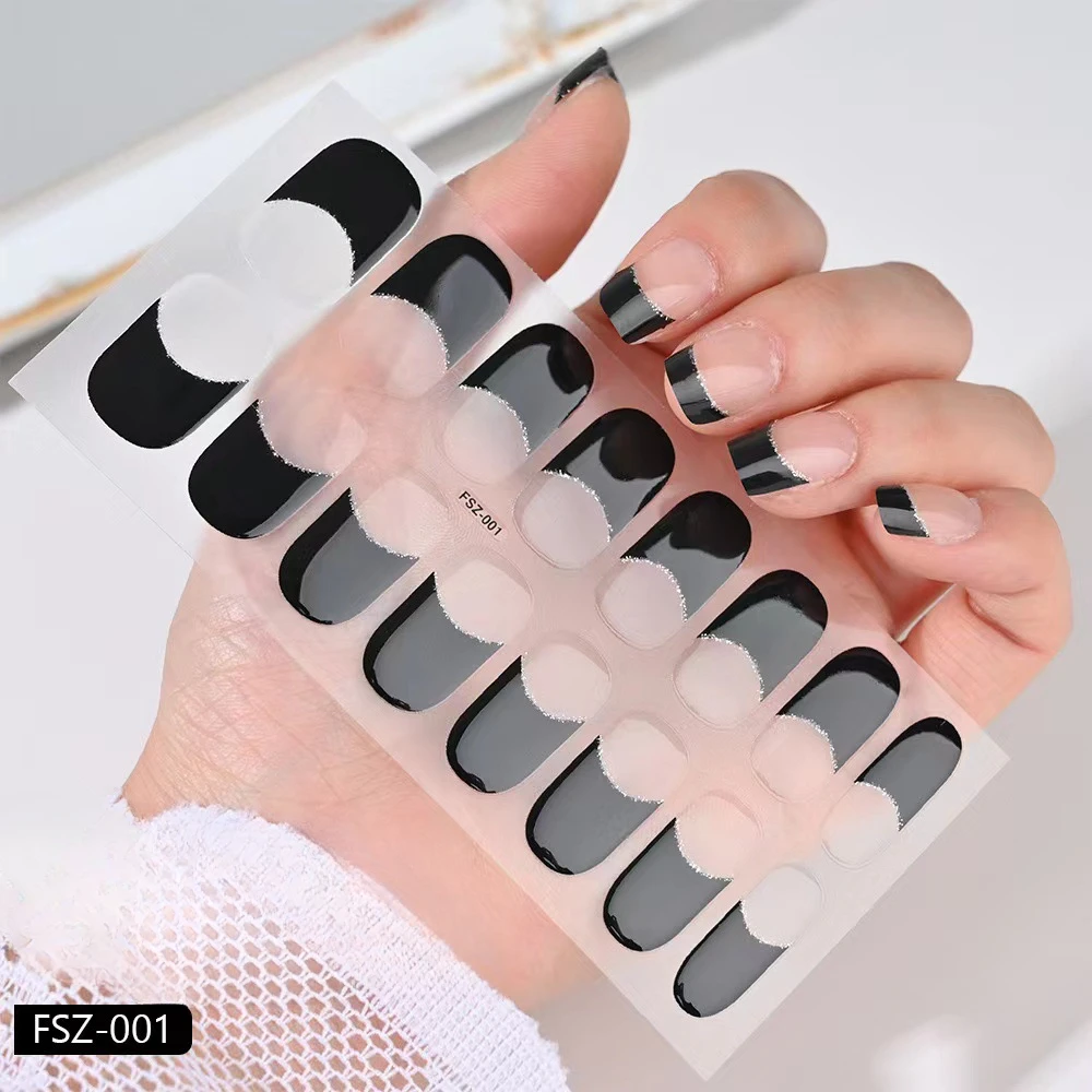 Накладка для ногтей телесного и розового цвета французский полузатвердевающий