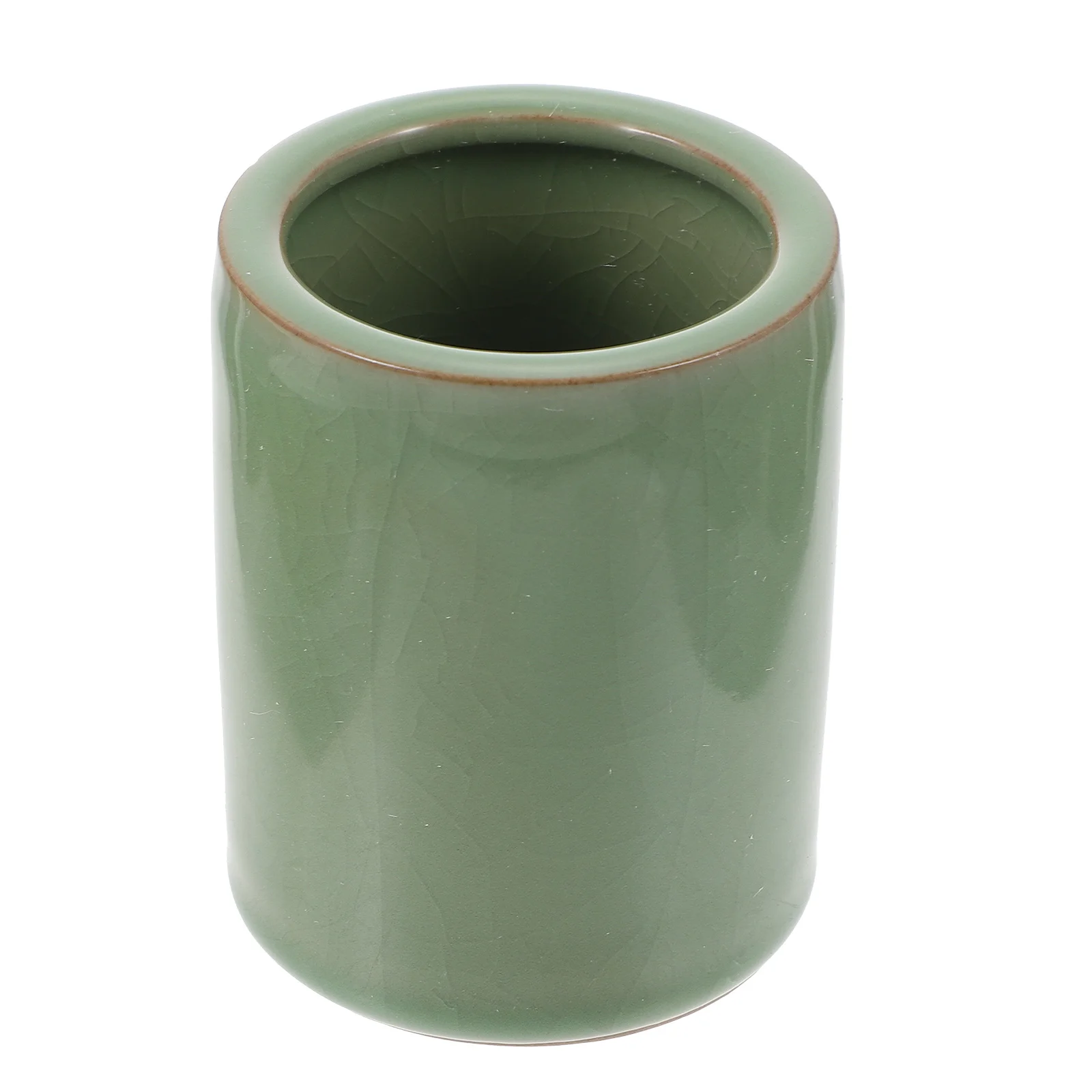 

Ceramic Pen Holder Brush Containers Storage Tank Calligraphy Porcelain Jar