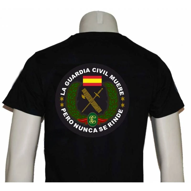 

Camiseta Guardia Civil Muere Pero No Se Rinde Men T-Shirt Short Sleeve Casual Cotton O-Neck Summer Shirts