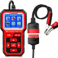 professional car motorcycle battery tester tool obd2 scanner kw681 code reader full obdii automotive scanner diagnostic tool