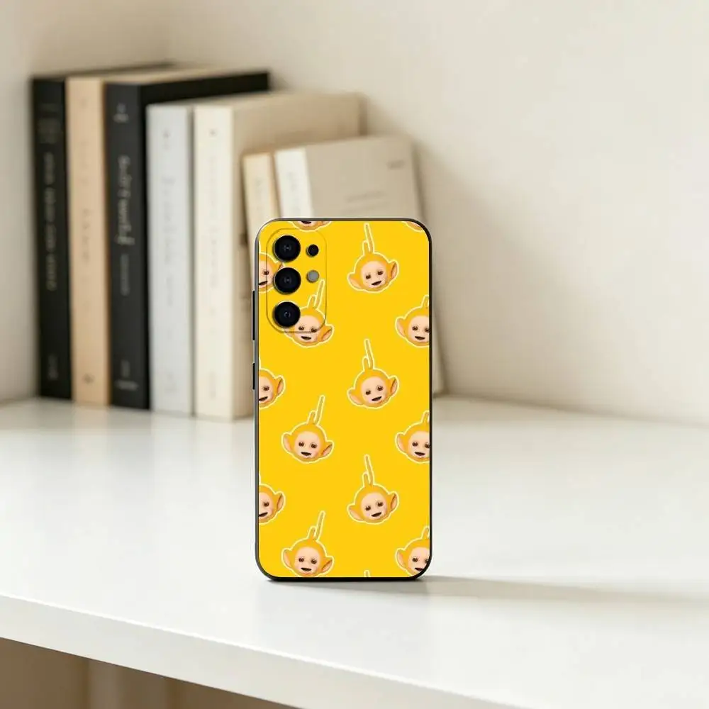 Фото Милый мультяшный чехол с Телепузиками для Samsung S25, S24, S21, S22, S23, S30, Ultra, S20, Plus, FE, Lite, Note, 10, черный чехол №3
