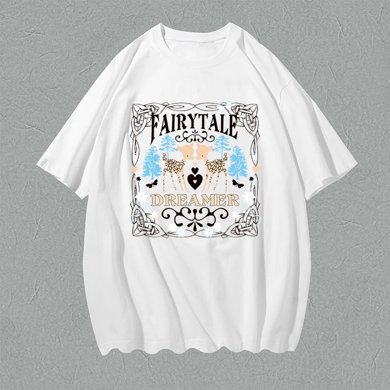 

Crown Letter Harajuku Print Love Home Kawaii T-Shirt Fashion Nice Couple Twerk Male T Shirt