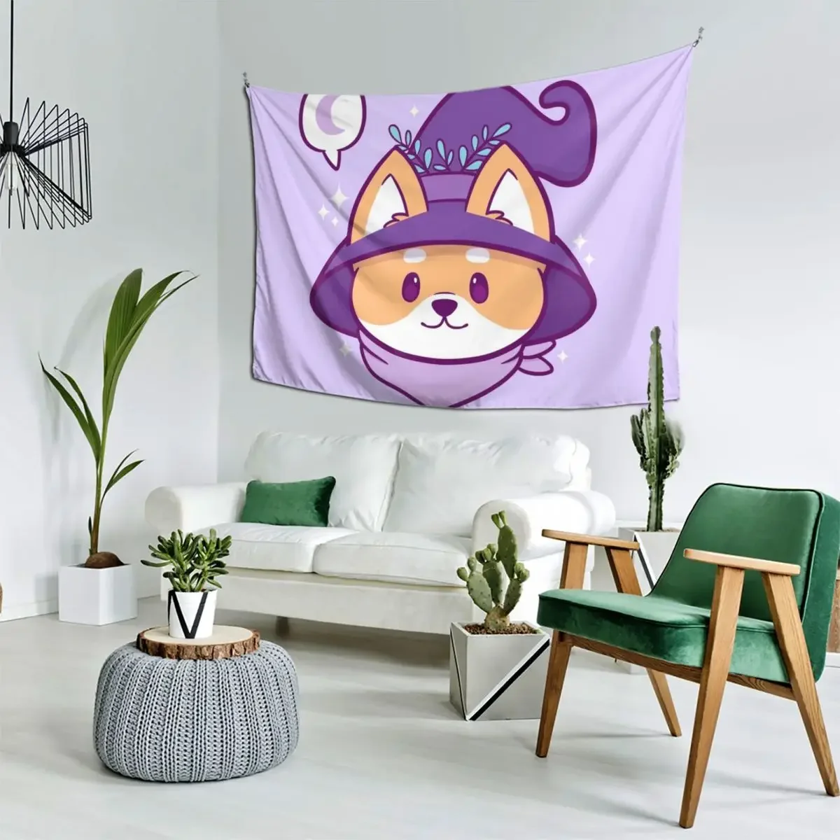 Ведьма Собака гобелен Nikury