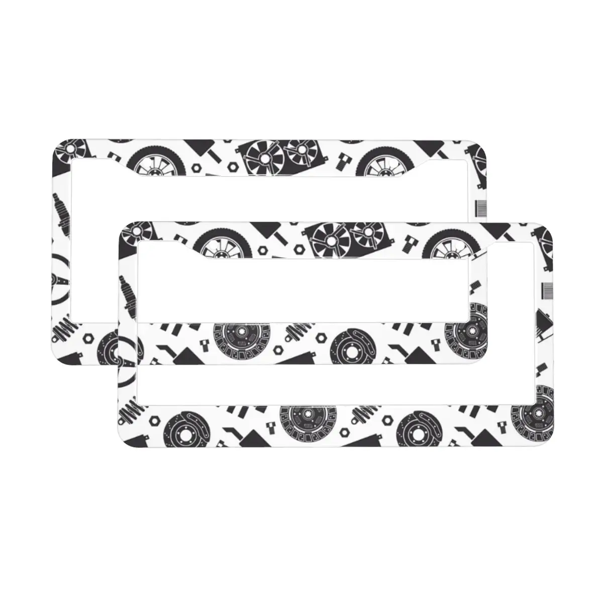 

Universal Aluminum Alloy US Car License Plate Frame Cover Auto Accessory Waterproof Number Plate Holder Car plate frame