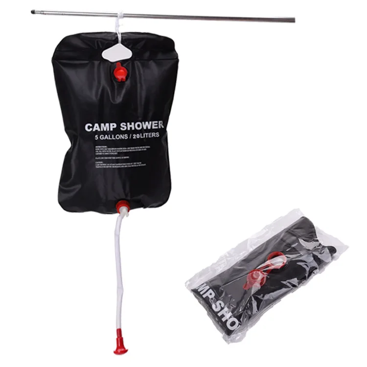

(Heat Absorption) Folding Pvc Sports Outdoor Camping Shower Water Bag Travel Bathing Water Bag Outdoor Bathing Bag