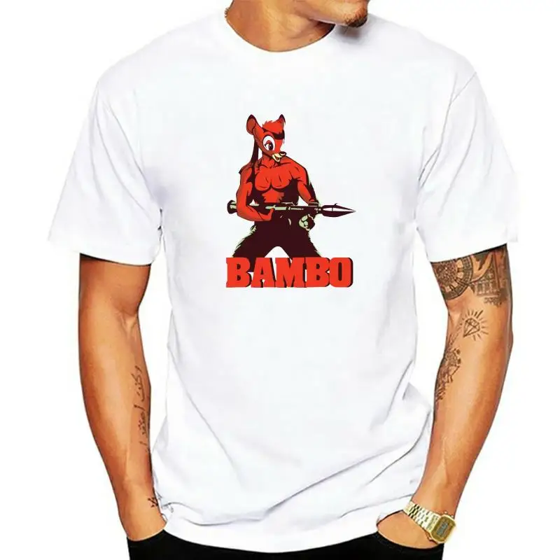 

New 2020 Summer Fashion FOREST COMMANDO Design T Shirt Men's BAMBO Printed T-shirt High Quality Tops Hipster Tees
