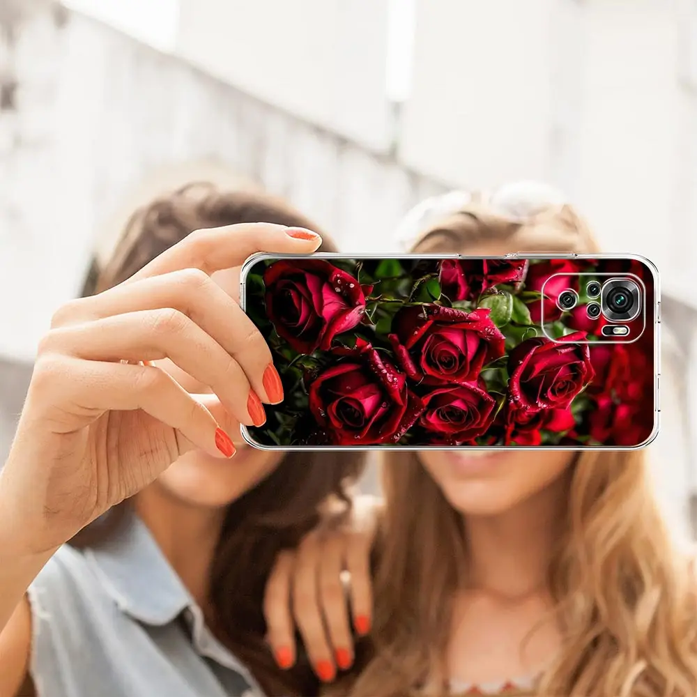 Чехол для телефона Xiaomi Redmi Note 13 задняя крышка 12 9 8 10 11 Pro Plus 4G 9T 13C 12C10C 9C 9A 7 прозрачный