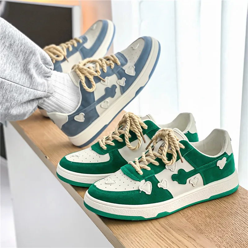 Autumn New Trend Pink Colorful Mens Skate Shoes Trainers Outdoor Hip Hop Low Designer Shoes Men Sneakers Skateboard Baskets 2022