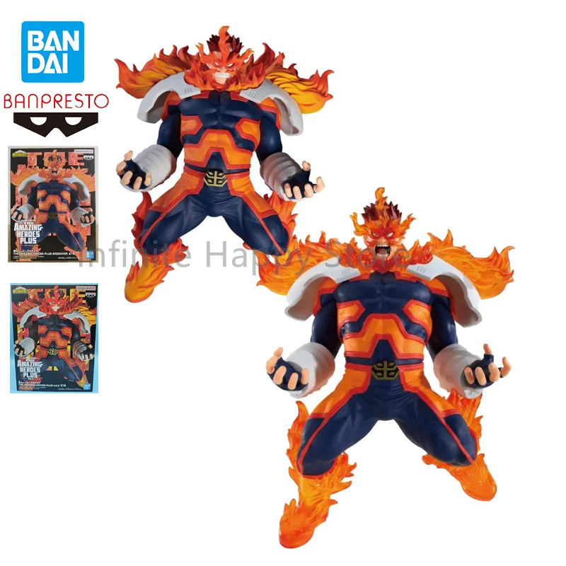 Фото Оригинал в наличии Bandai Banpresto My Hero Academia Endeavour Vol.3 Пейзажная фигурка Украшения Аниме Фильмы Мультяшный фестиваль №1