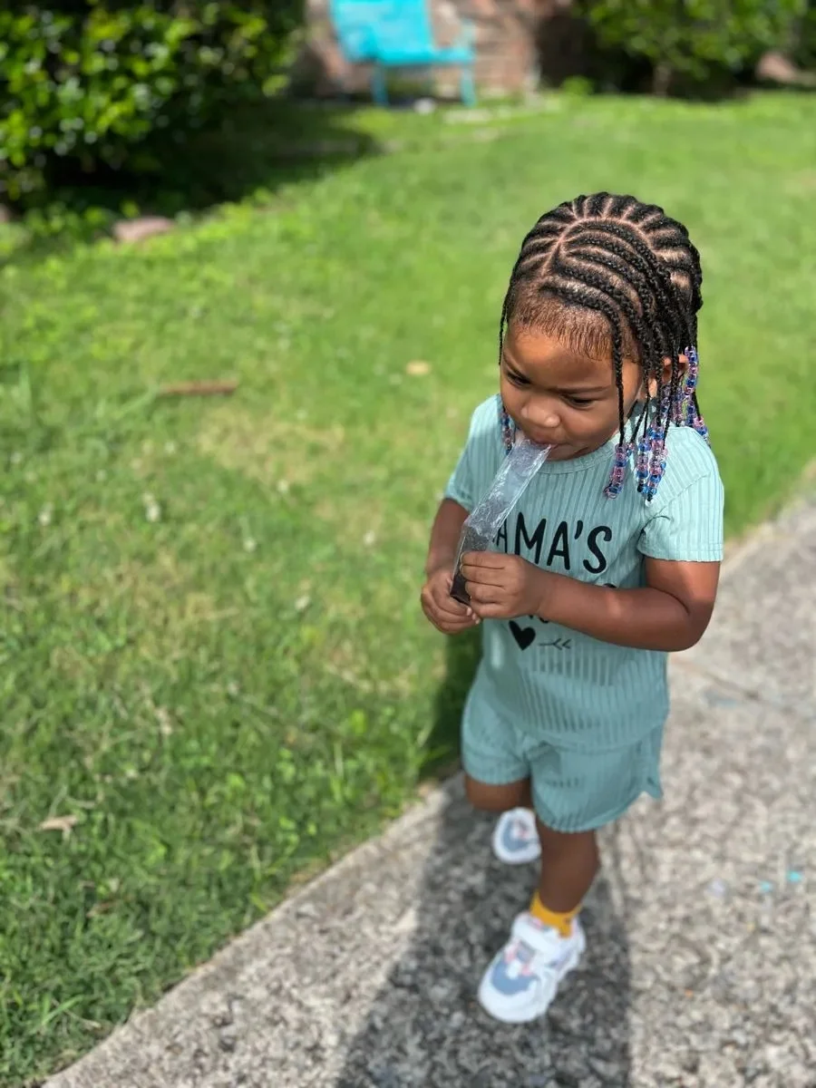 Детская спортивная одежда летний комплект из трех предметов хлопковый материал