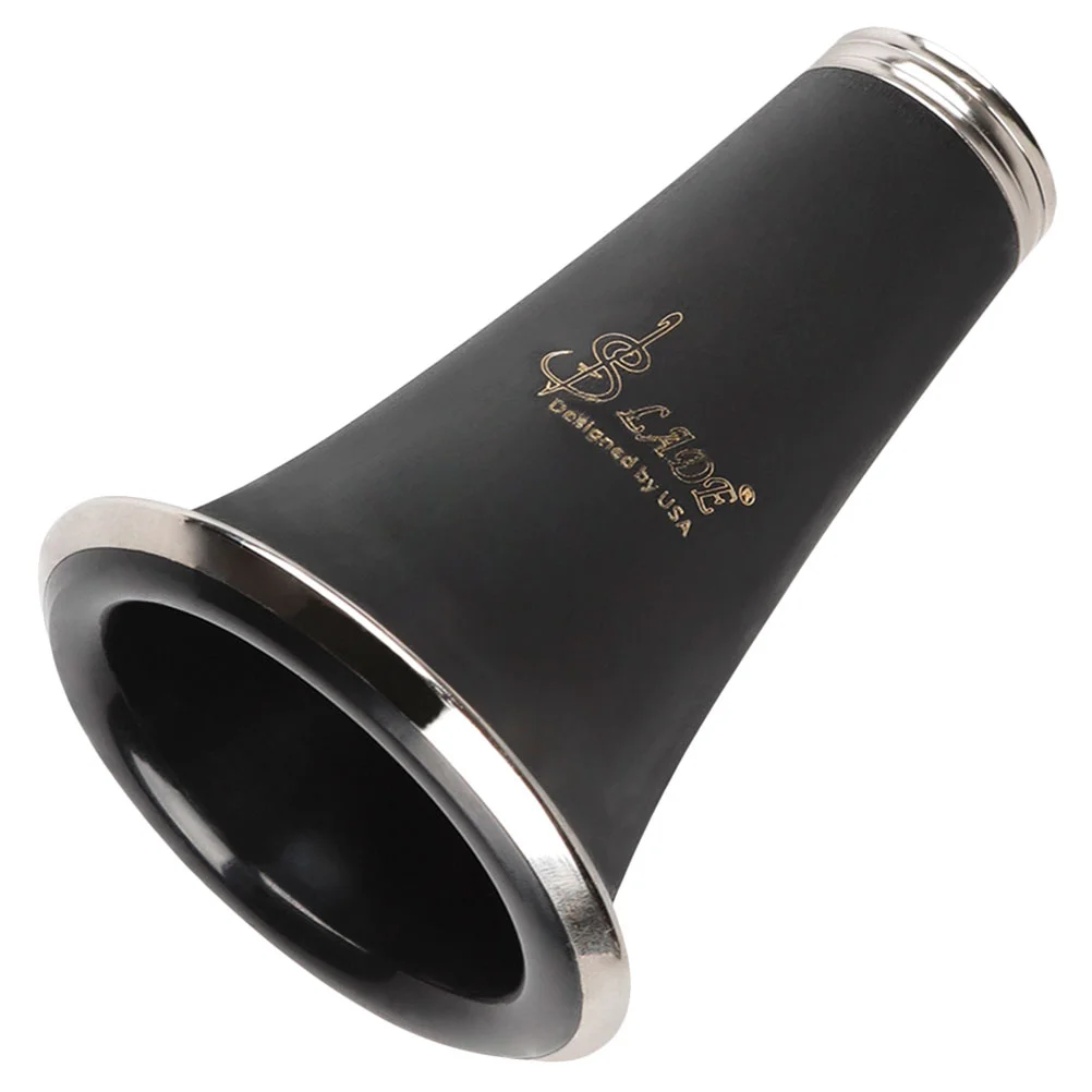 

Music Accessories Clarinet Bell Wind Instrument Mouth 8x8x11.2cm Flat Horn Black Bakelite