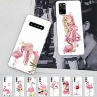 toplbpcs animal flamingo cute phone case for samsung s21 a10 for redmi note 7 9 for huawei p30pro honor 8x 10i cover