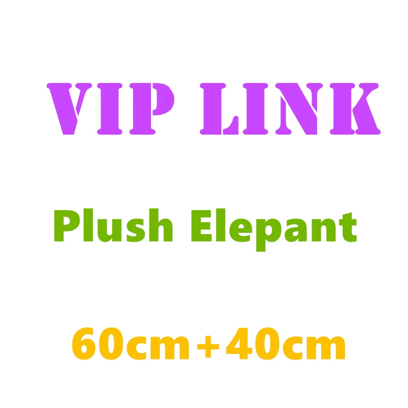 

VIP LINK Elephant Plush Pillow Sleeping Stuffed Animals 60CM+40CM