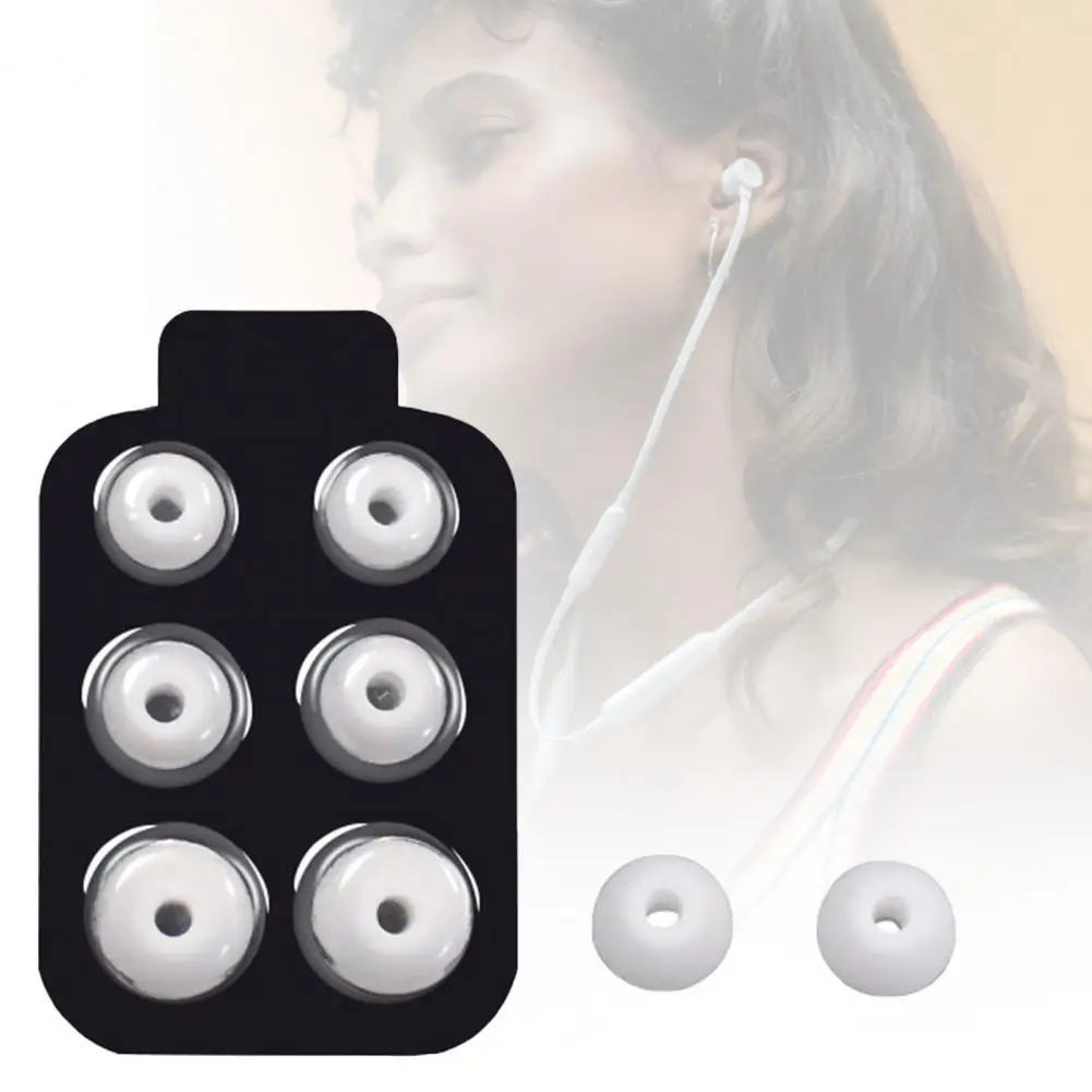 

Earplug Pads Useful Detachable Skin-friendly In-ear Earphone Tips Eartips Earbud Pads