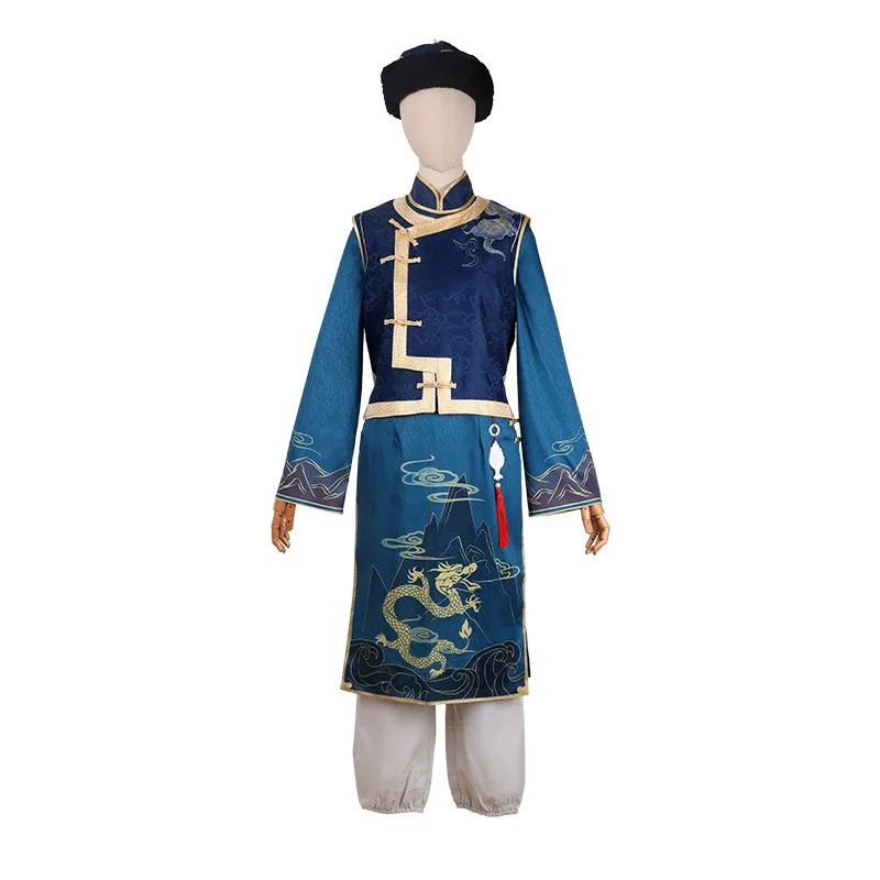 Игра Identity V Эдгар Вальден Косплей Костюм Художник Курильница Кожа Cheongsam Tangzhuang