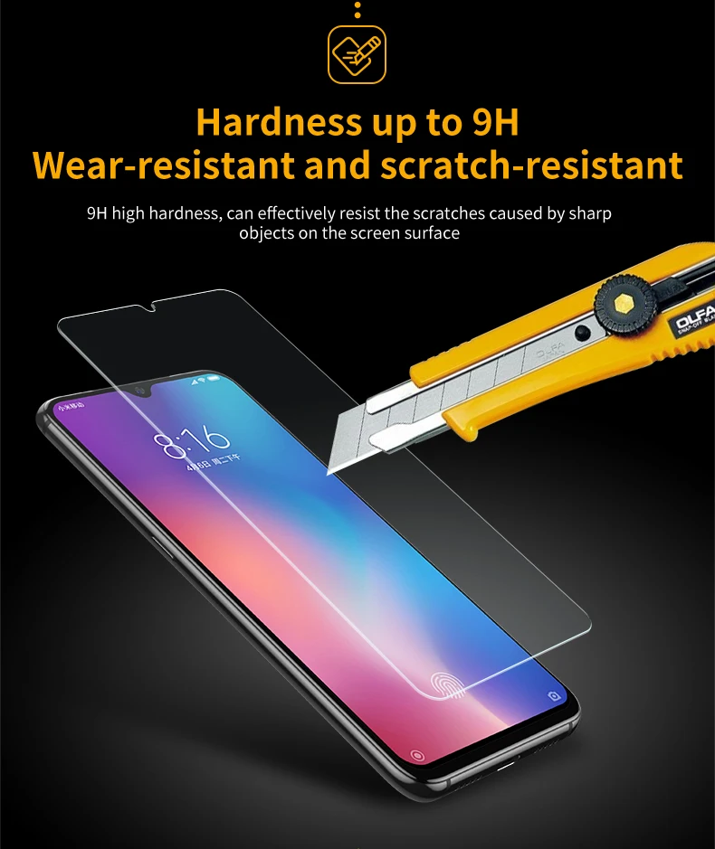 Фото Закаленное стекло SmartDevil для Xiaomi Mi 9/9 Lite, защита экрана HD для Mi 8/8 Pro/8 Lite, защитная пленка с защитой от синего света №2