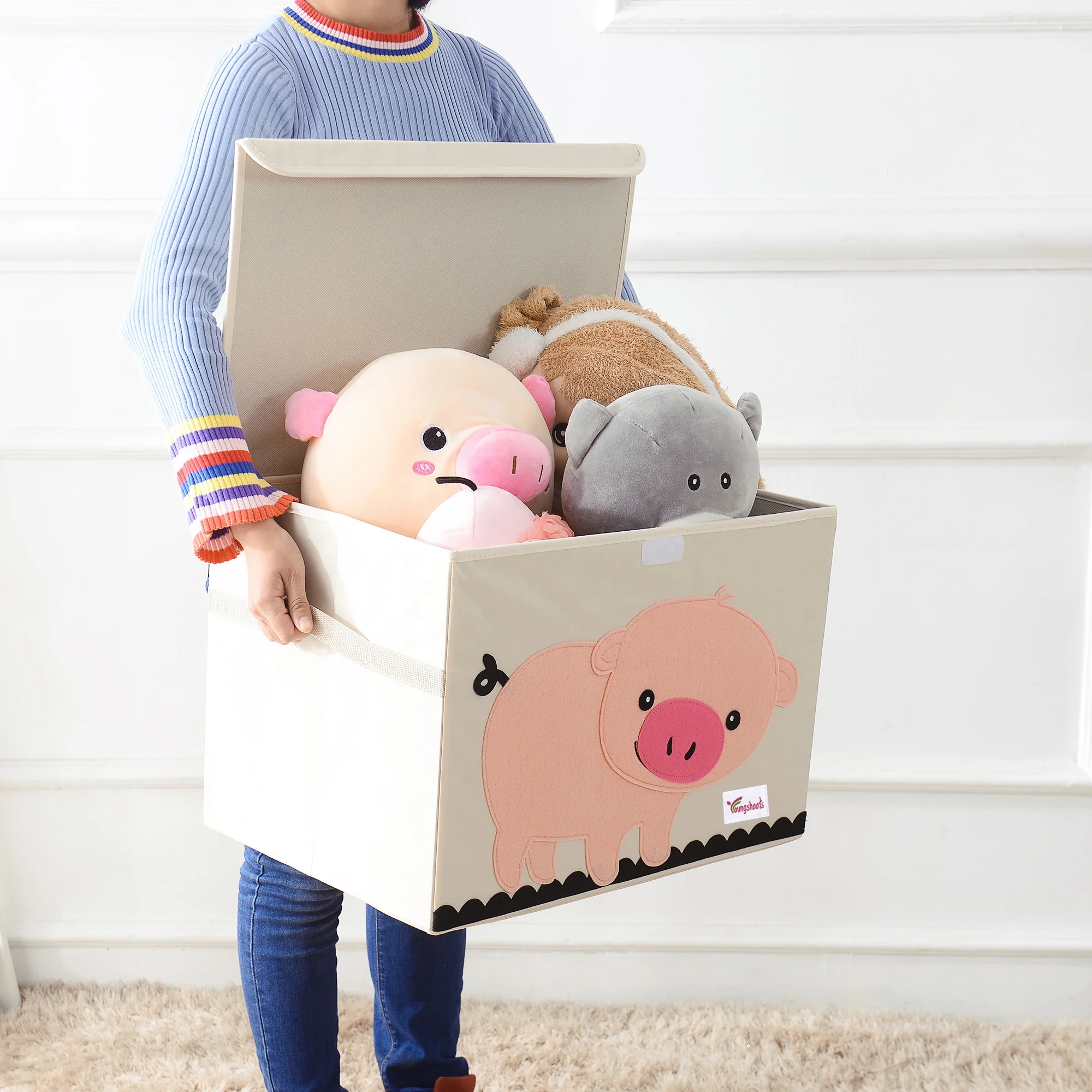 

Складная тканевая корзина, детские игрушки, мелочи, большая тканевая корзина для хранения игрушек, шкафчик, предметы одежды