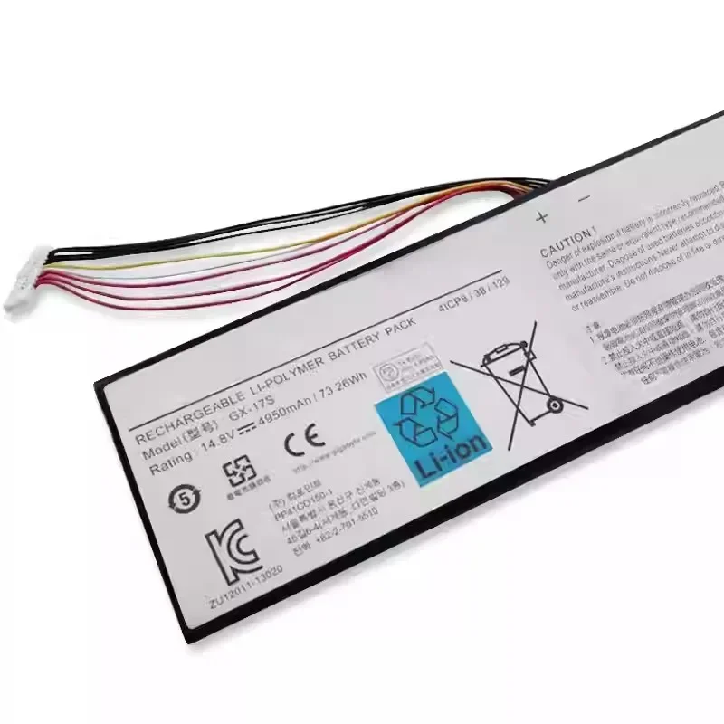 Новый аккумулятор для ноутбука GX-17S GIGABYTE AORUS X3 PLUS V3 X7 V2 Plus V5 X5S 14 8 В 73 26 Втч 4950 мАч