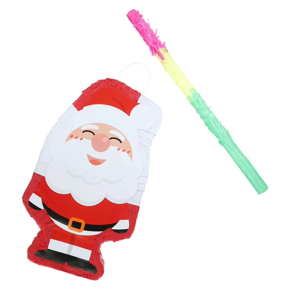 

Christmas Theme Pinata Festival Decor Santa Clause Pinata Propation Shape Adorn Favor