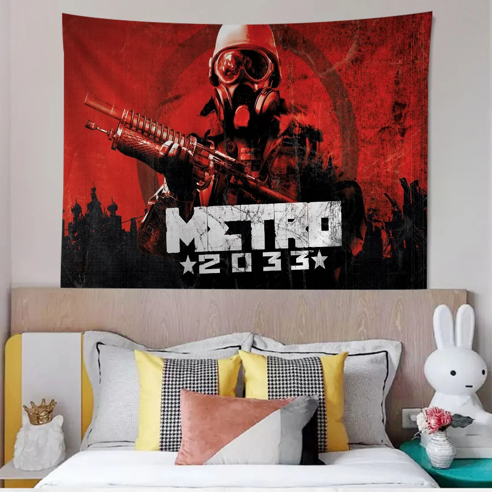 Metro 2033 красочный гобелен настенный с цветком хиппи настенные ковры декор для