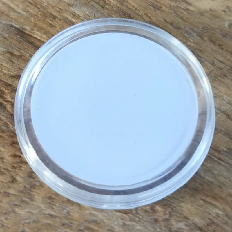 

10x Transparent Plastic Round Capsules Coin Holders Case Storage Portector 25mm Storage Supply