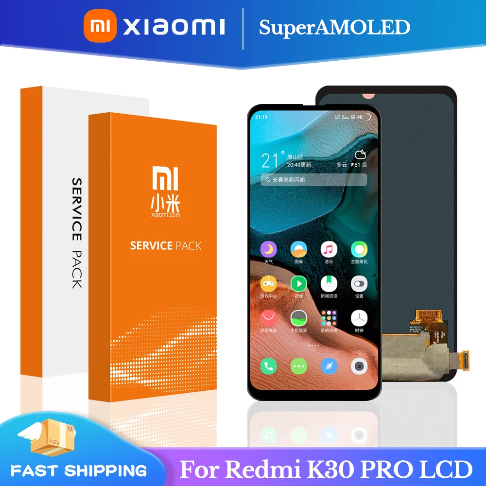 

ЖК-дисплей с сенсорной панелью и дигитайзером для Xiaomi Redmi K30 Pro, 6,67 дюйма