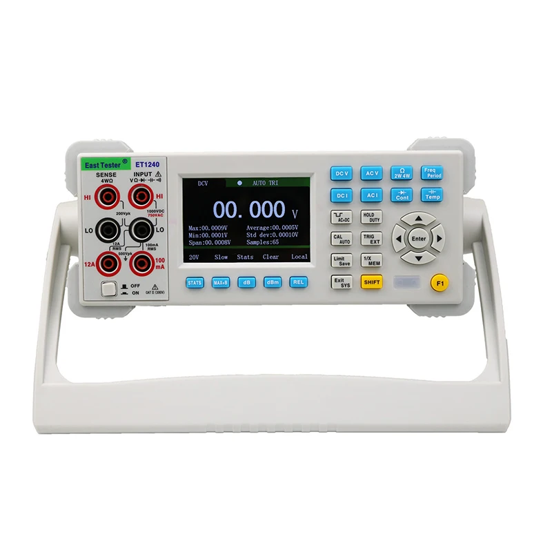 

ET1260A 6 1/2 цифровой True RMS Benchtop мультиметр, автоматический аналоговый мультиметр
