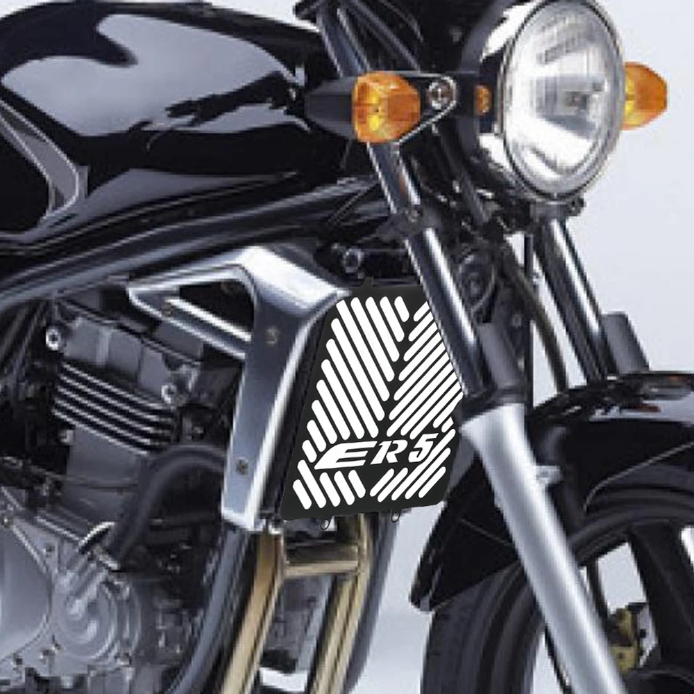 Фото Для Kawasaki ER-5 ER5 er 5 1997 ~ 2006 2005 2004 2003 2002 2001 2000 аксессуары для мотоциклов решетка радиатора защитная крышка №1
