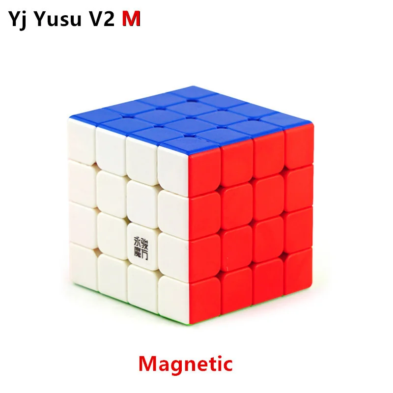 

Yj Yusu V2 M 4x4x4 Magnetic Magic Cube Yongjun Yusu V2M Magnets Speed Puzzle Cubes Stickerless Antistress Toys For Children